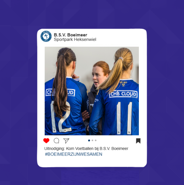 Uitnodiging: Kom Voetballen bij B.S.V. Boeimeer