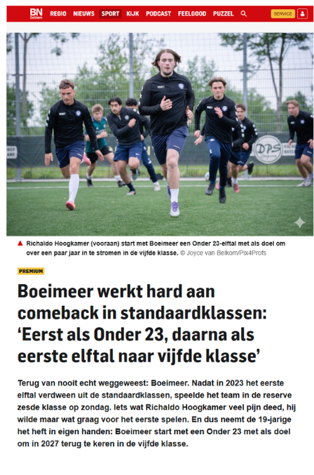 Boeimeer zet koers: terugkeer van het vlaggenschip in zicht